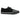 Μυτερό sneaker Creeper, μαύρο, λευκό, σουέτ, πλατφόρμα