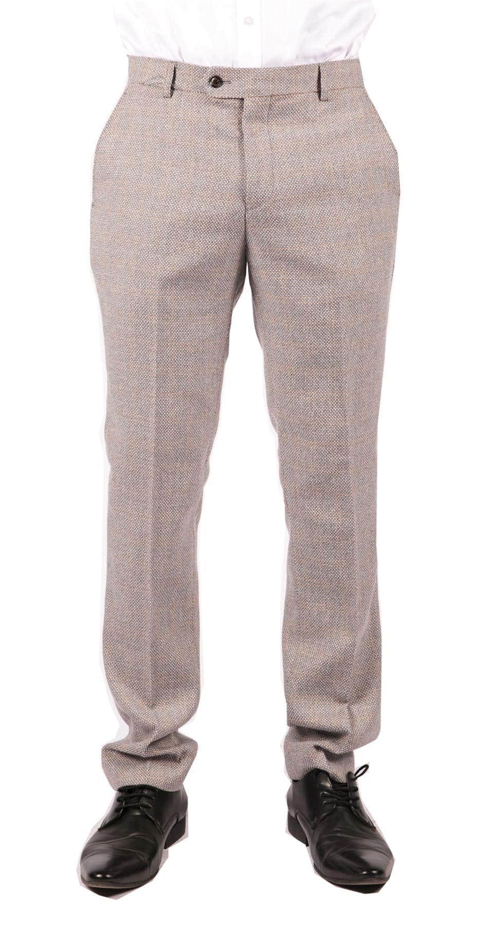 Ralph - Ανδρικό Παντελόνι από Κρεμ Tweed