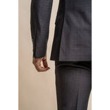 Seeba - Ανδρικό Κλασικό Ανθρακί Σακάκι