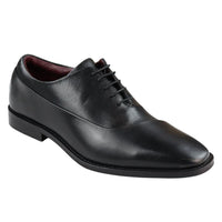 Ανδρικά Παπούτσια Derby με Δερμάτινα Κορδόνια Smart Formal Classic Μαύρο