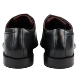 Ανδρικά Παπούτσια Derby με Δερμάτινα Κορδόνια Smart Formal Classic Μαύρο