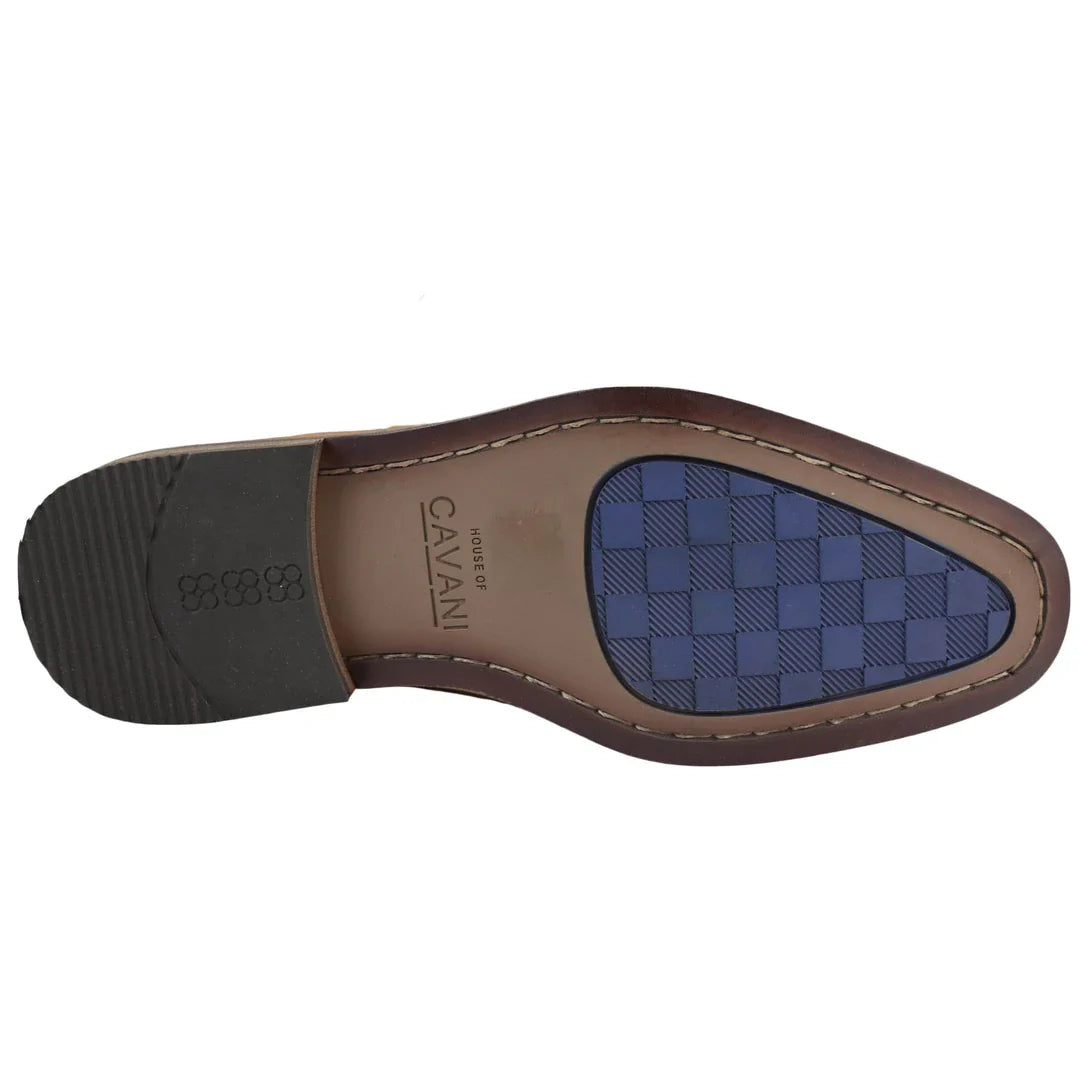Ανδρικά Παπούτσια Derby με Δερμάτινα Κορδόνια Smart Formal Classic Μαύρο