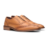 Ανδρικά Παπούτσια Brogues με Δαντέλα Κλασικά Ράψιμο, Καφέ, Βίντατζ, Επίσημα, Έξυπνα