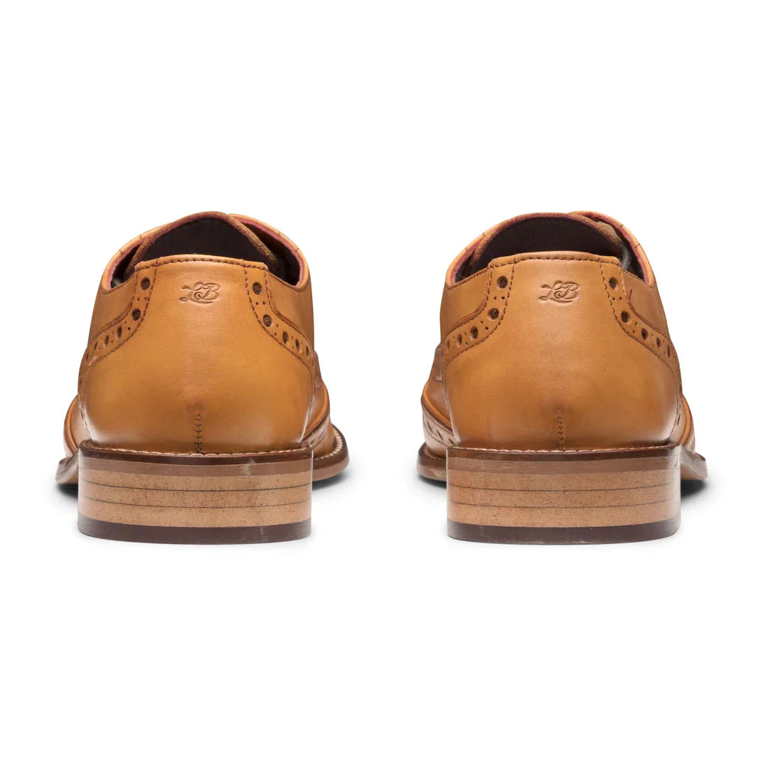 Ανδρικά Παπούτσια Brogues με Δαντέλα Κλασικά Ράψιμο, Καφέ, Βίντατζ, Επίσημα, Έξυπνα