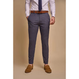 Tokyo - Ανδρικό Μπλε Σκούρο Κοστούμι 2 Τεμαχίων με Σταυρωτό Στήθος