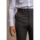Tux - Ανδρικό Μαύρο Κλασικό Παντελόνι Tuxedo