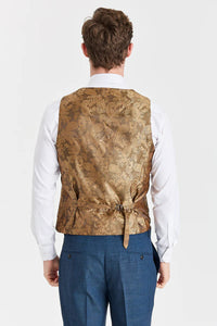 Κοστούμι Viceroy σε μπλε χρώμα με γιλέκο Harris Brown Tweed σε αντίθεση
