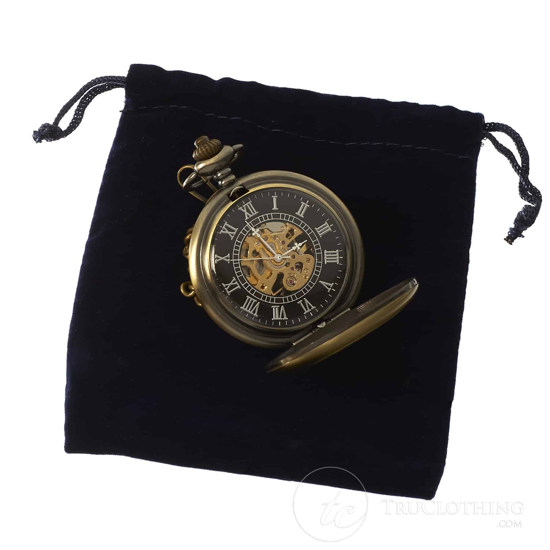 Αυτόματο Μηχανικό Ρολόι Τσέπης Vintage - Χρυσό
