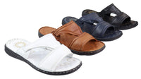 Ανδρικά δερμάτινα σανδάλια Nappa Slip On