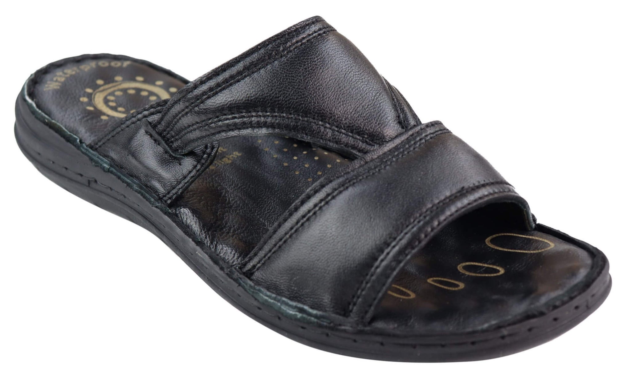 Ανδρικά δερμάτινα σανδάλια Nappa Slip On