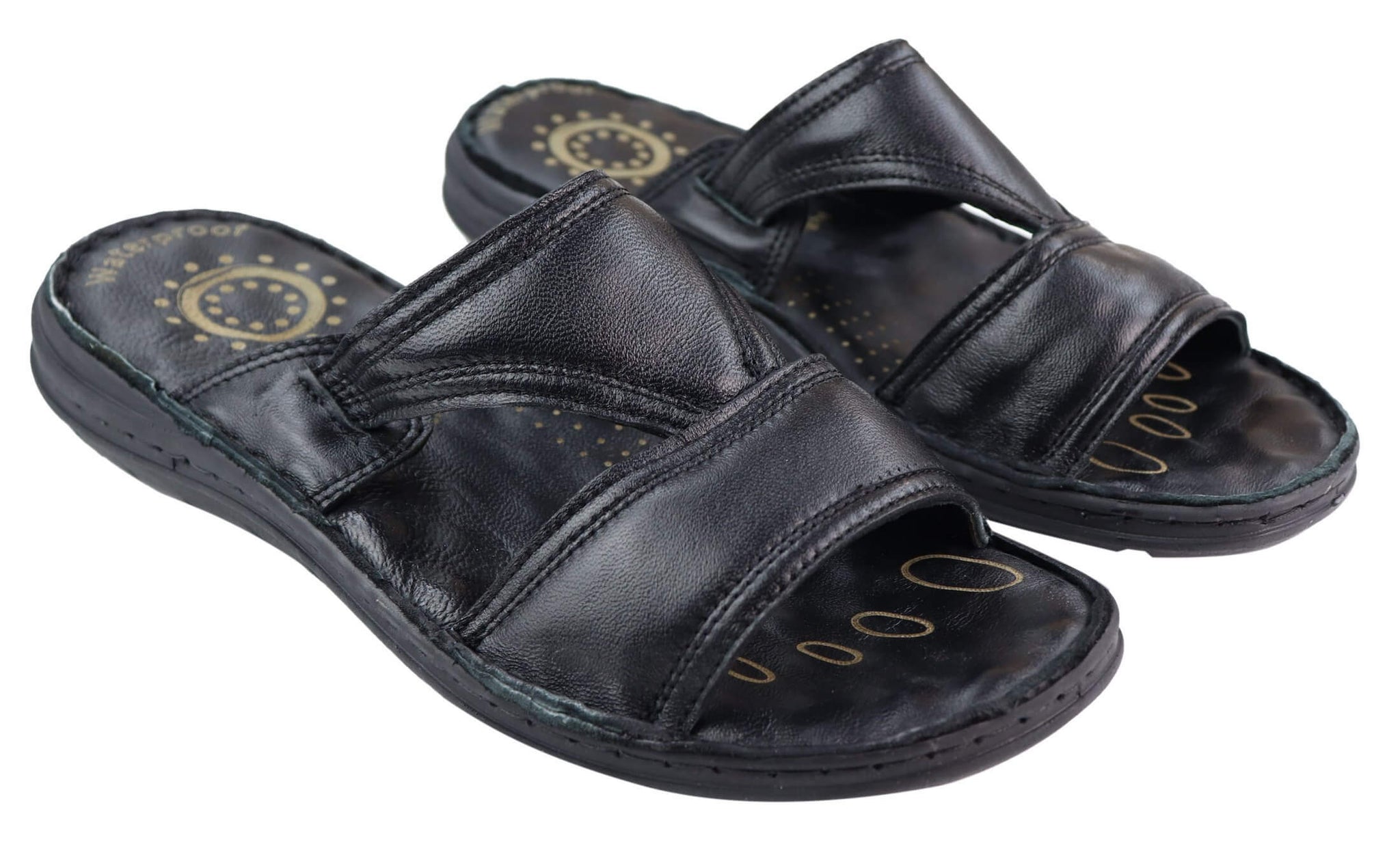 Ανδρικά δερμάτινα σανδάλια Nappa Slip On