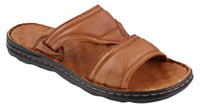 Ανδρικά δερμάτινα σανδάλια Nappa Slip On