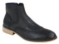 Ανδρικές Μπότες Peaky Blinders Brogue με Φερμουάρ