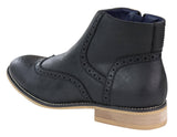 Ανδρικές Μπότες Peaky Blinders Brogue με Φερμουάρ