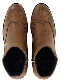 Ανδρικές Μπότες Peaky Blinders Brogue με Φερμουάρ