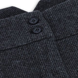 Γυναικείο γκρι παντελόνι ψαροκόκαλο από τουίντ, 1920's Peaky Tailored Fit, vintage retro