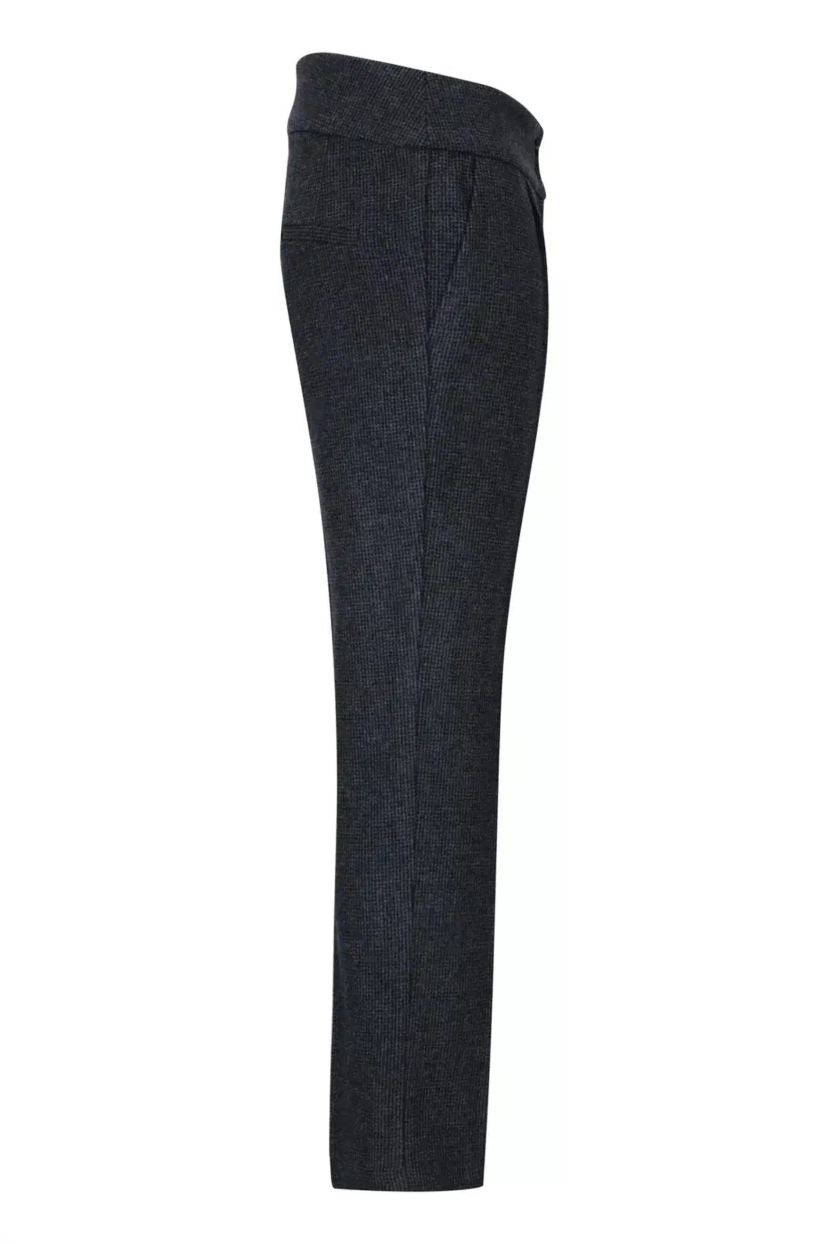 Γυναικείο γκρι παντελόνι ψαροκόκαλο από τουίντ, 1920's Peaky Tailored Fit, vintage retro