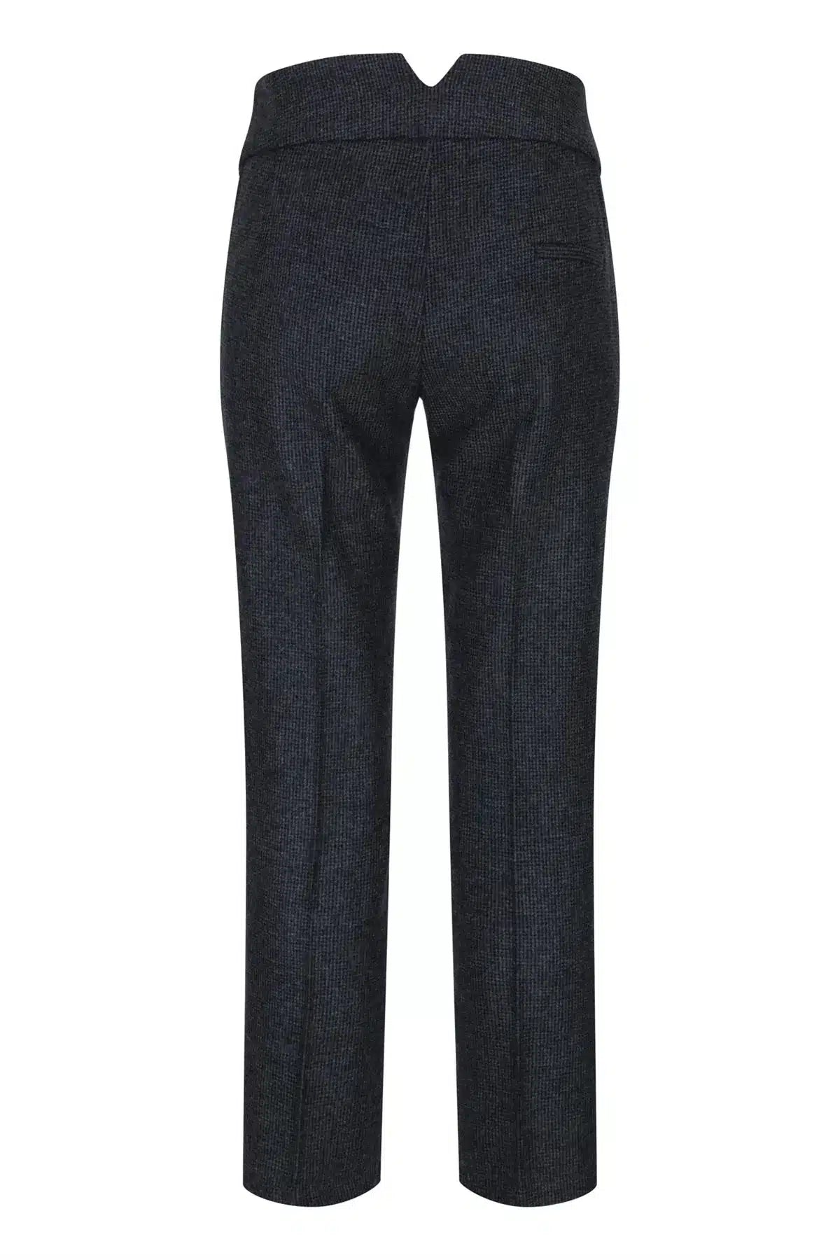 Γυναικείο γκρι παντελόνι ψαροκόκαλο από τουίντ, 1920's Peaky Tailored Fit, vintage retro