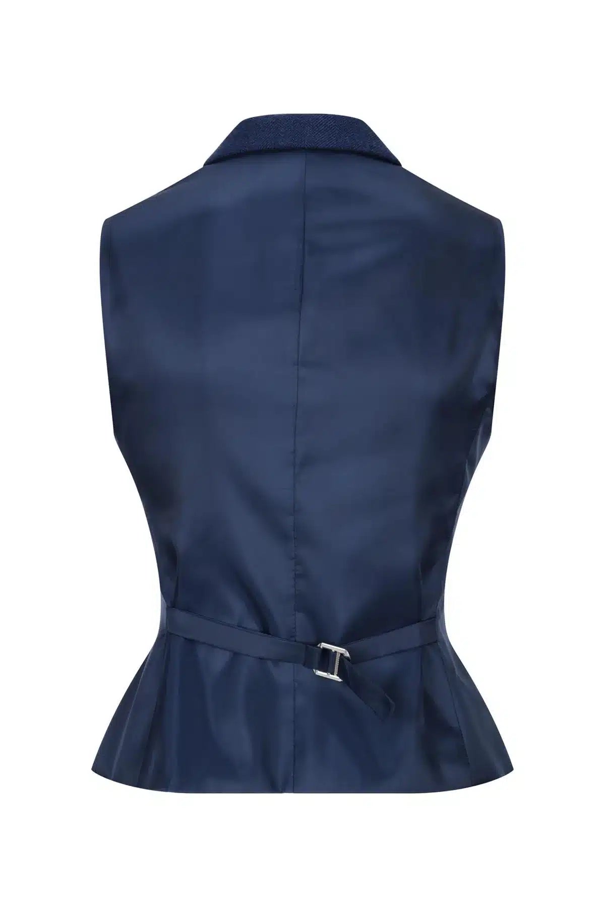 Γυναικείο γιλέκο ψαροκόκαλο από τουίντ, μπλε, vintage, κλασικό Gatsby Blinders, δεκαετίας του 1920