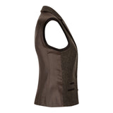 Γυναικείο γιλέκο ψαροκόκαλο από τουίντ, καφέ, vintage, δεκαετίας του 1920, κλασικό, κομψό