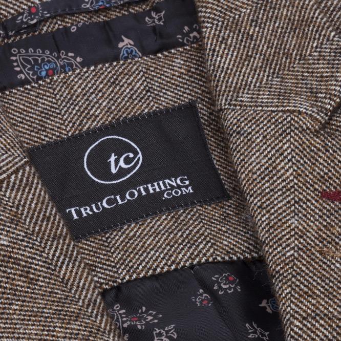 Γυναικείο Γιλέκο Vintage Blinders της δεκαετίας του 1920, σε γραμμή ψαροκόκαλο, καφέ, με προσαρμοσμένη γραμμή