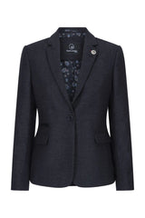 Γυναικείο Μαύρο μπουφάν Tweed Ψαροκόκκαλο Μαλλί Κλασικό Έξυπνο Καθημερινό Βίντατζ Δεκαετία του 1920