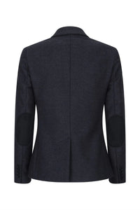 Γυναικείο Μαύρο μπουφάν Tweed Ψαροκόκκαλο Μαλλί Κλασικό Έξυπνο Καθημερινό Βίντατζ Δεκαετία του 1920