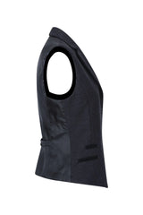 Γυναικείο Μαύρο Γιλέκο Τουίντ Ψαροκόκκαλο Μάλλινο Κλασικό Έξυπνο Καθημερινό Βίντατζ Δεκαετία του 1920