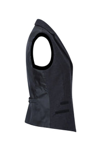 Γυναικείο Μαύρο Γιλέκο Τουίντ Ψαροκόκκαλο Μάλλινο Κλασικό Έξυπνο Καθημερινό Βίντατζ Δεκαετία του 1920